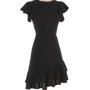 Black Ruffle Dress